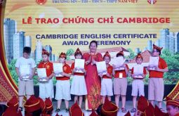Học sinh Nam Việt đạt kết quả cao tại Kỳ thi năng lực tiếng Anh Cambridge