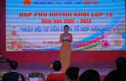 Tập đoàn GDQT Nam Việt tổ chức chương trình họp phụ huynh khối 10 