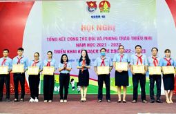 Liên đội trường Tiểu Học Nam Việt đạt thành tích xuất sắc trong công tác Đội và phong trào thiếu nhi năm học 2021 - 2022