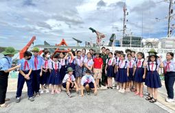 Liên đội Tiểu học Nam Việt tham dự hành trình 
