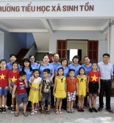 Tập đoàn Giáo dục Quốc tế Nam Việt góp phần tài trợ sửa chữa, trùng tu Trường Tiểu học Sinh Tồn - Huyện đảo Trường Sa