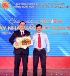 TĐ GDQT Nam Việt tổ chức thành công Lễ kỷ niệm 40 năm ngày Nhà giáo Việt Nam ( 20/11/1982 - 20/11/2022 )
